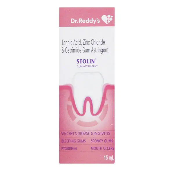 Stolin Gum Astringent for Bleeding Gums & Mouth Ulcers