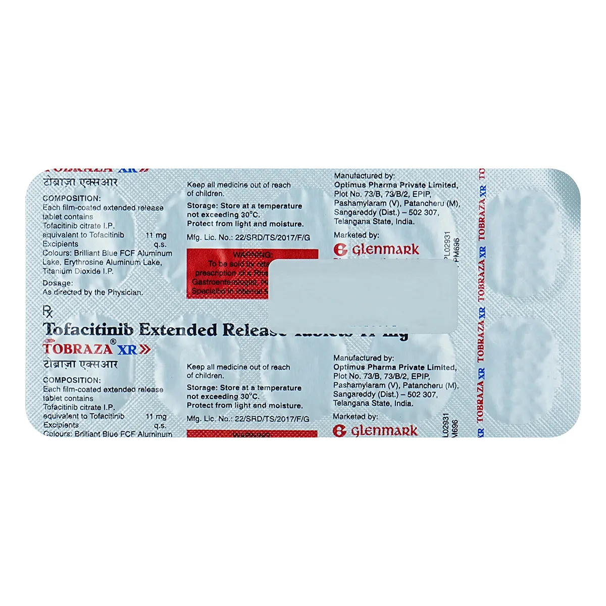 Tobraza 11mg Tablet XR