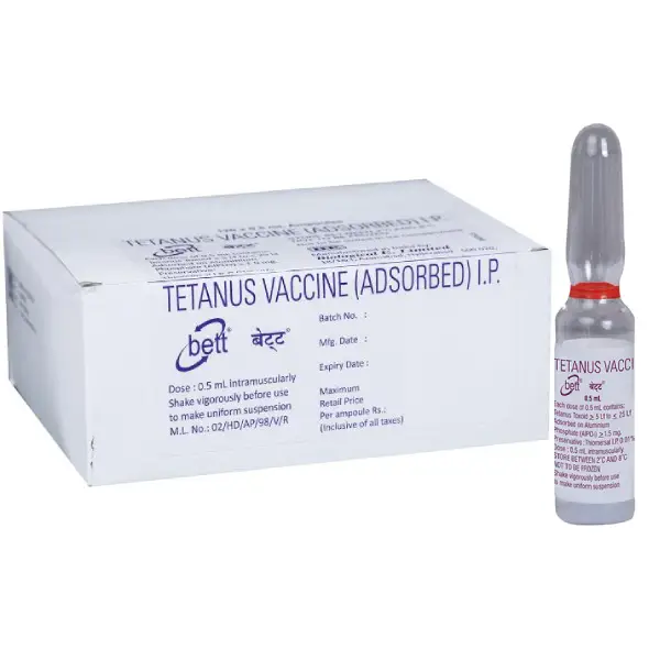 Tetanus Vaccine Adsorbed 0.5ml