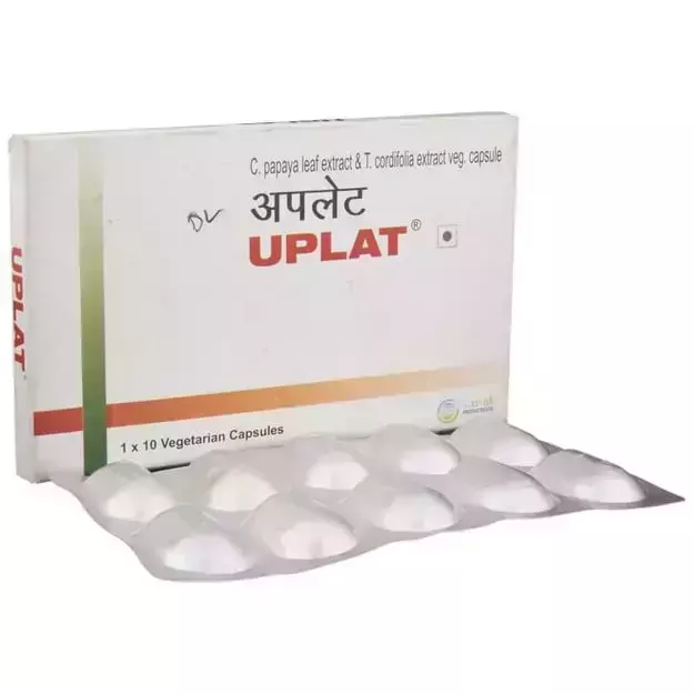 Uplat Capsule with Carica Papaya & Giloy