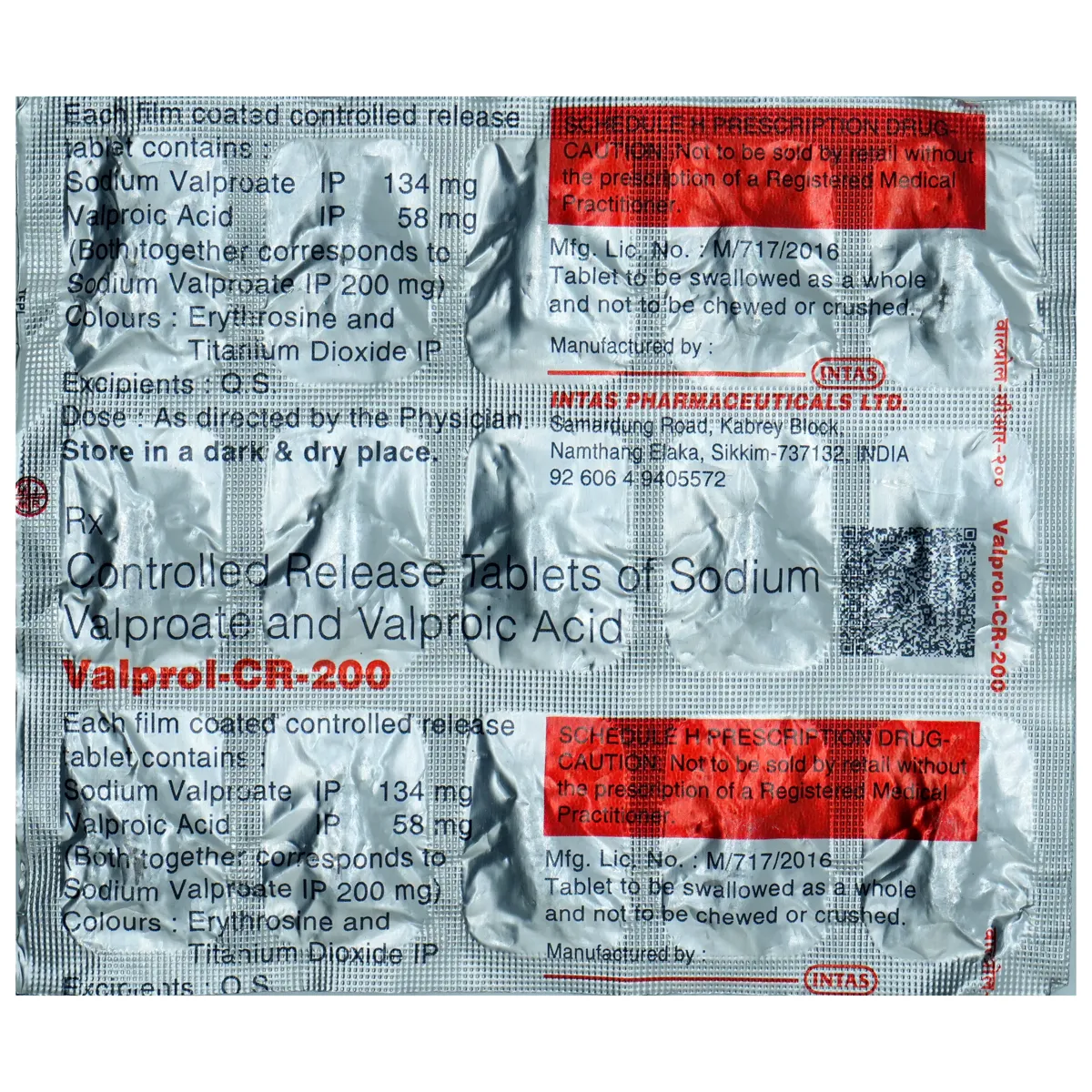 Valprol CR 200 Tablet