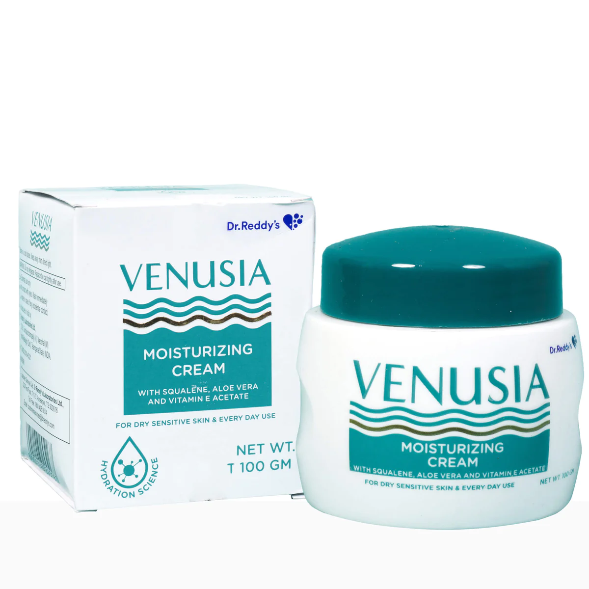 Venusia Moisturizing Cream with Aloe Vera & Vitamin E | For Dry & Sensitive Skin