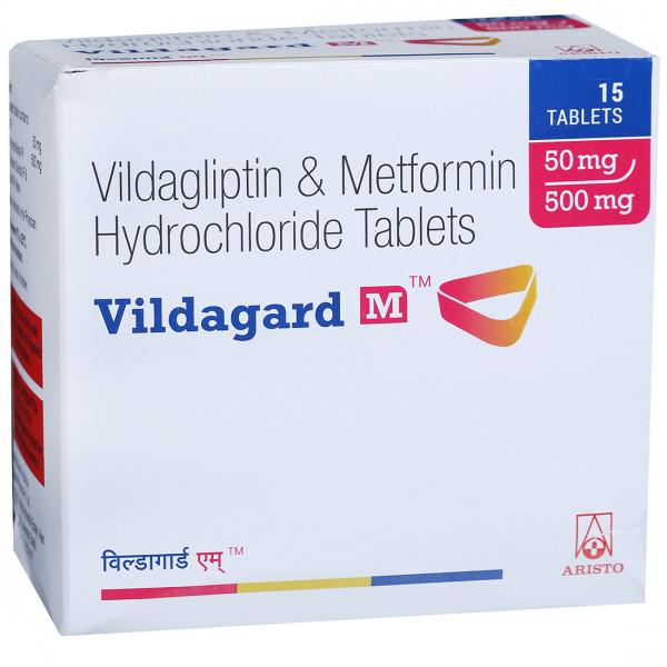 Vildagard M 500mg/50mg Tablet