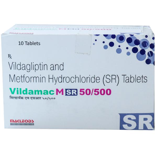 Vildamac M SR 50/500 Tablet