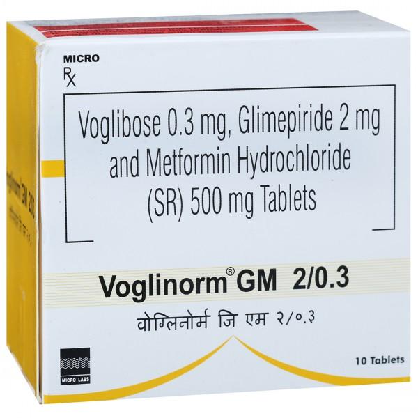 Voglinorm GM 2/0.3 Tablet SR