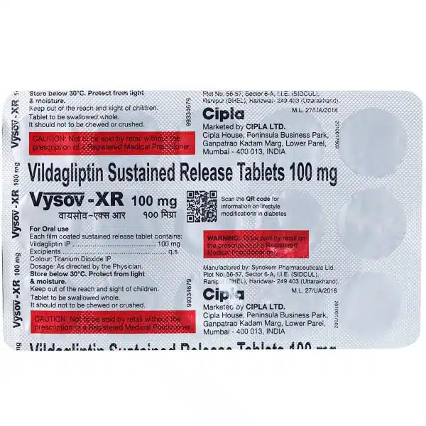 Vysov XR 100mg Tablet