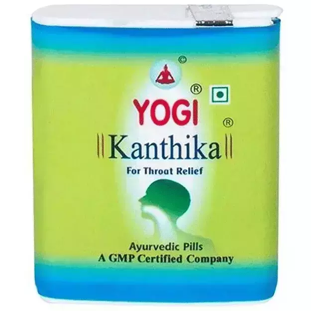 Yogi Kanthika Ayurvedic Pills for Throat Relief