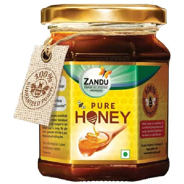 Zandu Pure Honey for Energy & Weight Management | No Sugar Adulteration