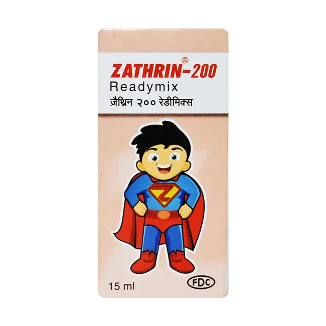 Zathrin 200 Readymix Oral Suspension