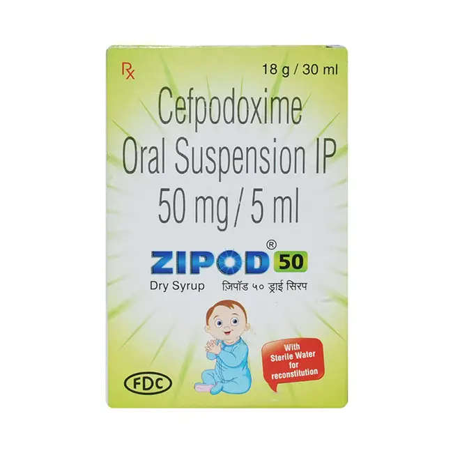 Zipod 50 Mg Dry Syrup