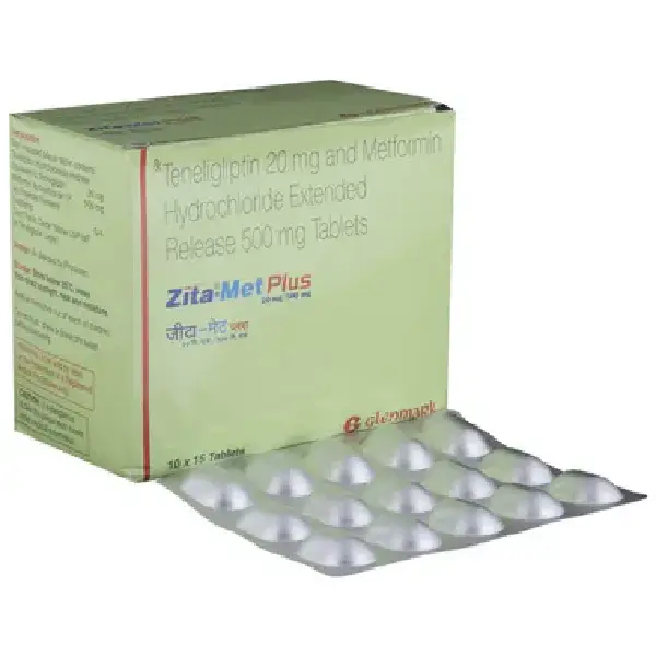 Zita-Met Plus 20mg/500mg Tablet ER