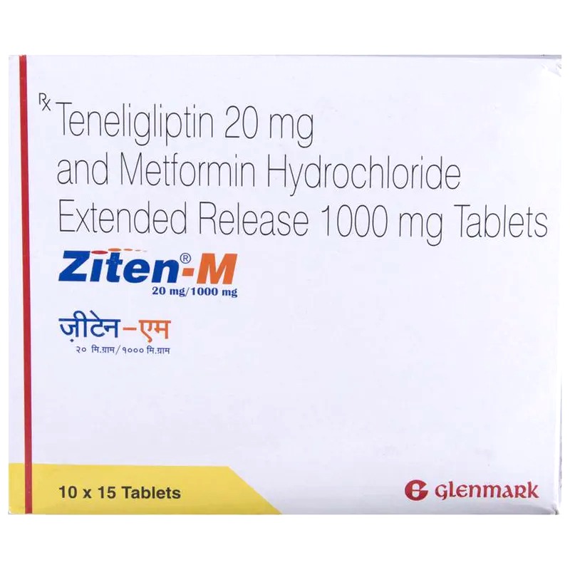 Ziten-M 1000mg/20mg Tablet ER