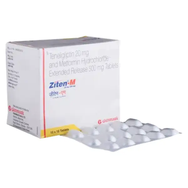 Ziten-M 500mg/20mg Tablet ER