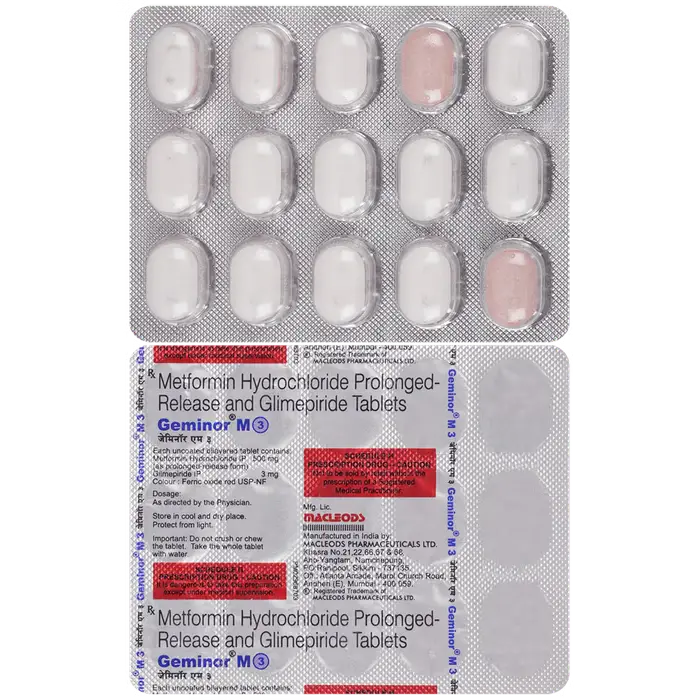 Geminor M 3mg/500mg Tablet