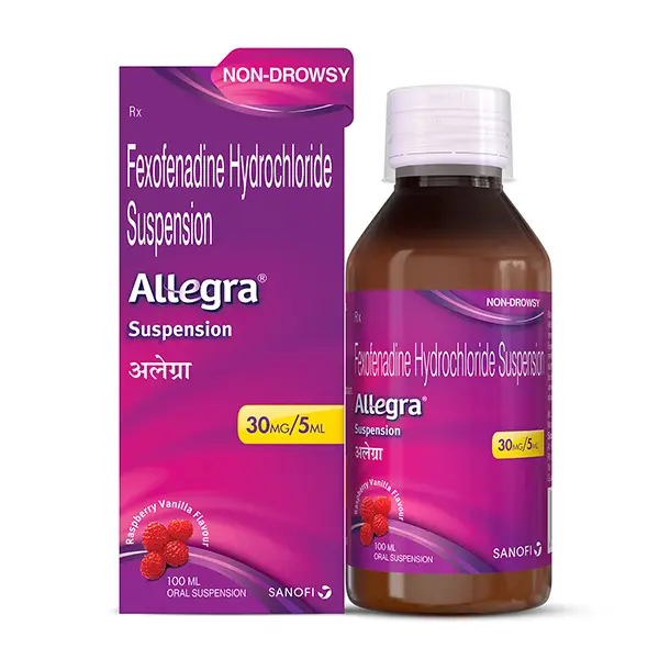 Allegra Raspberry & Vanilla Suspension