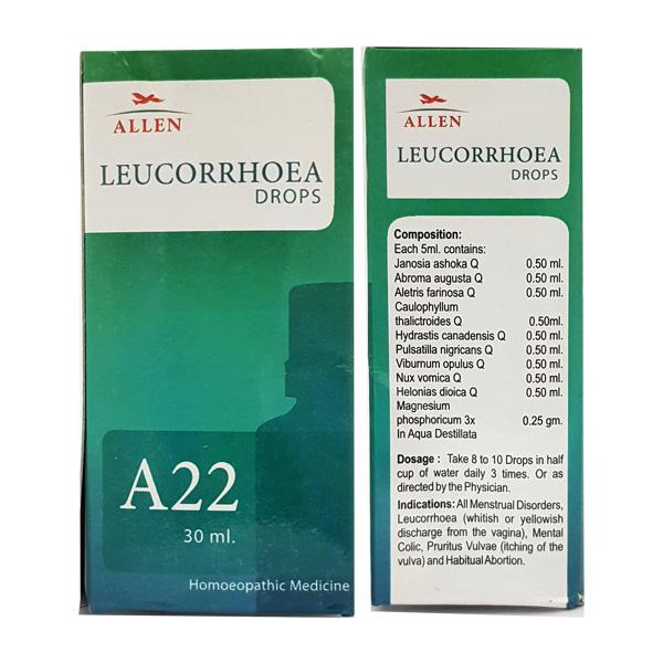 Allen A22 Leucorrhoea Drop