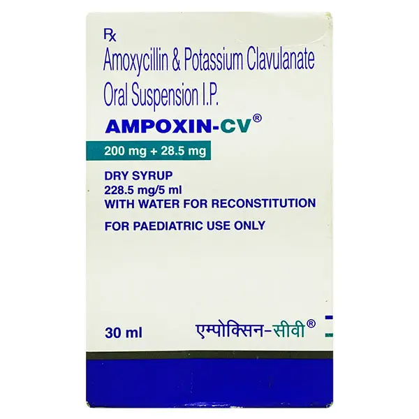 Ampoxin-CV 200mg/28.5mg Suspension