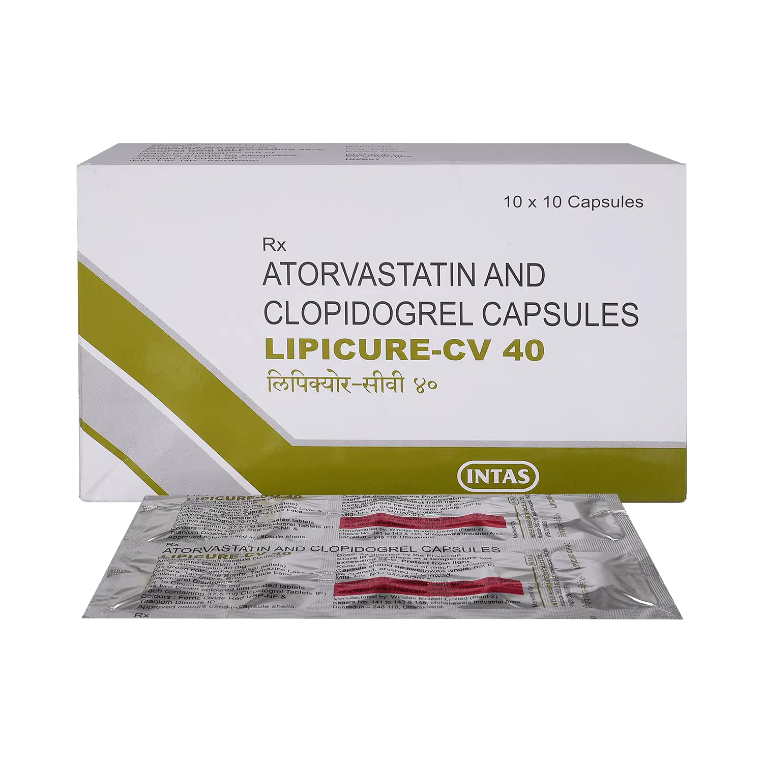 Lipicure CV 40mg/75mg Capsule