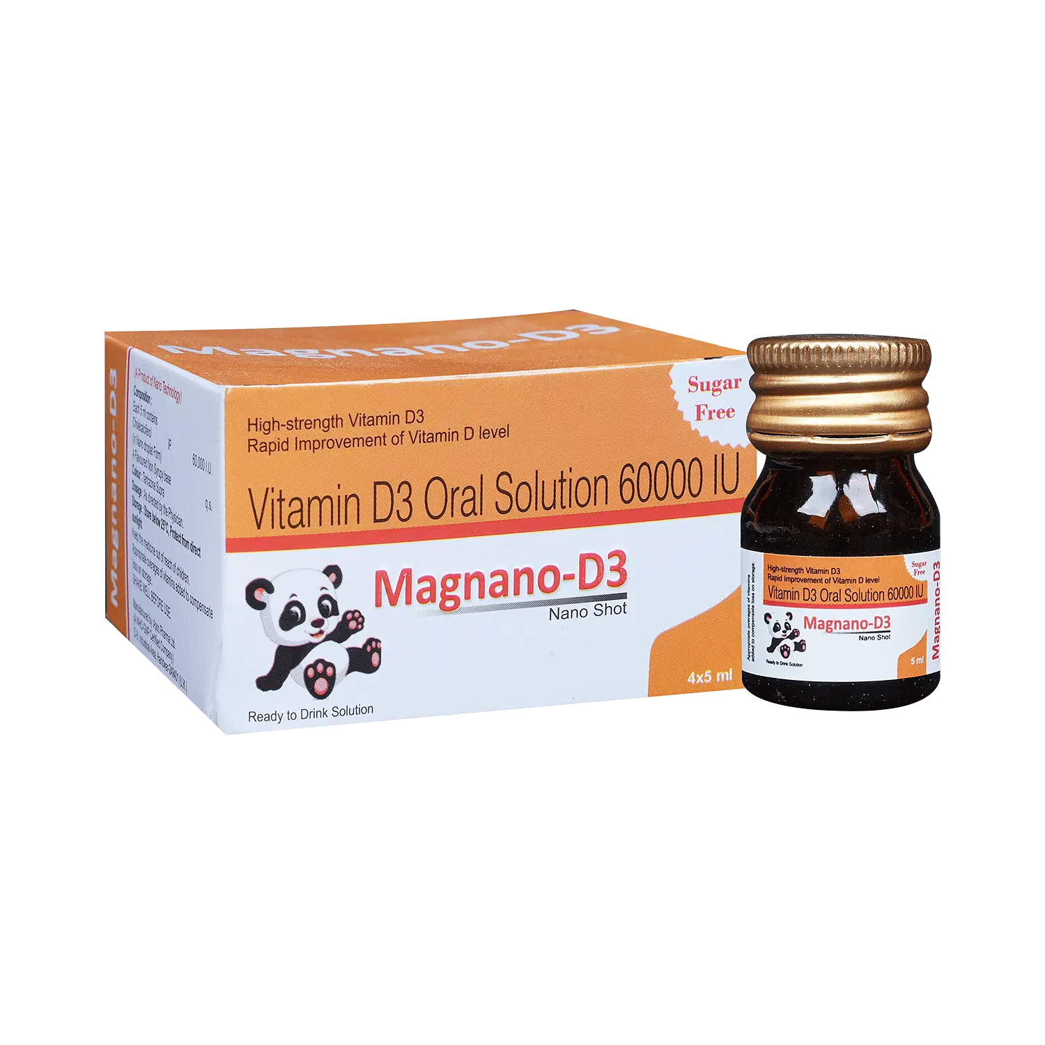 Magnano-D3 Nano Shot (5ml Each) Sugar Free