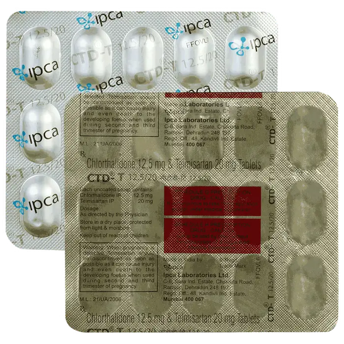 CTD-T 12.5/20 Tablet