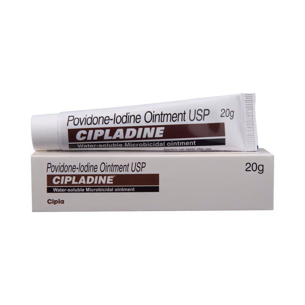 Cipladine Water-Soluble Microbicidal Povidone-lodine Ointment