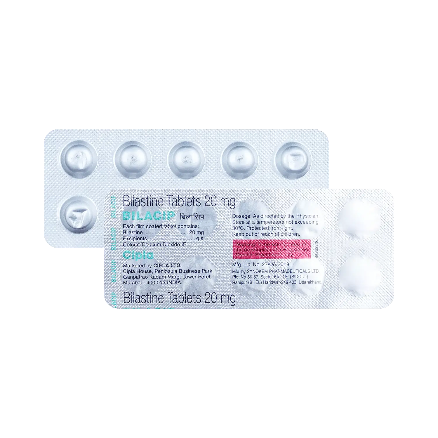 Bilacip 20mg Tablet