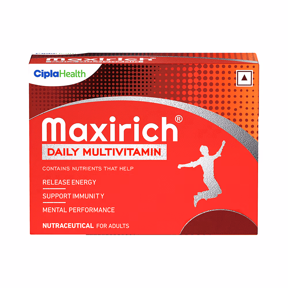 Maxirich Daily Multivitamin | Softgel for Energy, Immunity & Performance