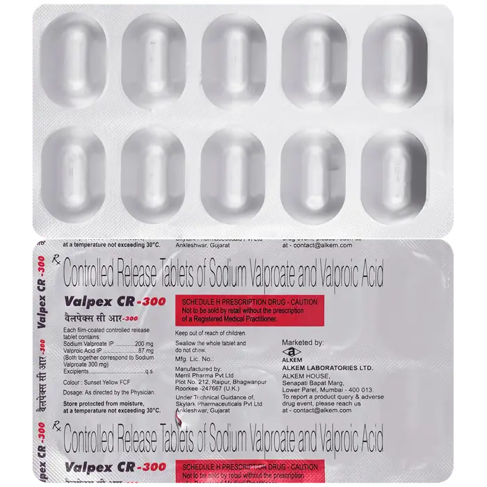 Valpex 300mg Tablet CR