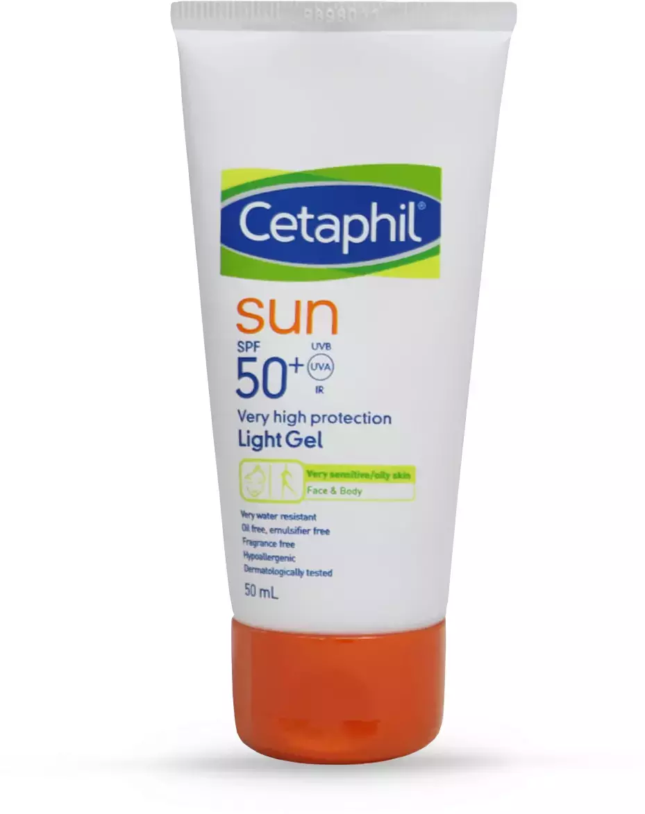 Cetaphil Sun Light High Protection Sunscreen Gel | SPF 50+ Sensitive Skin