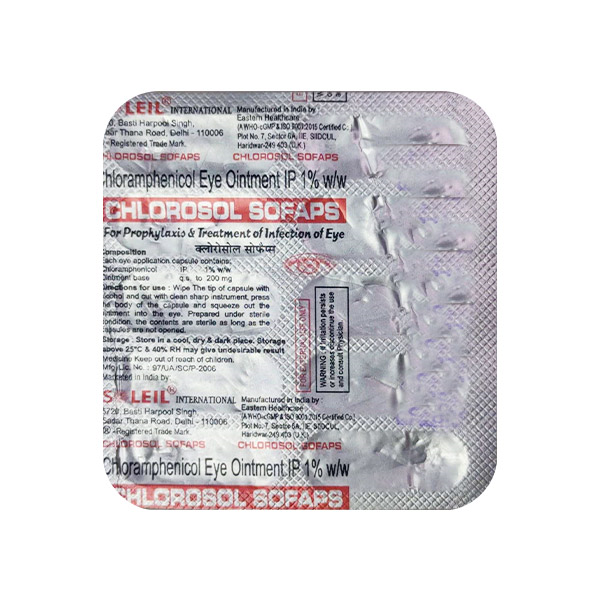 Chlorosol Sofaps Eye Applicap