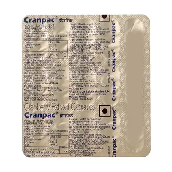 Cranpac Soft Gelatin Capsule