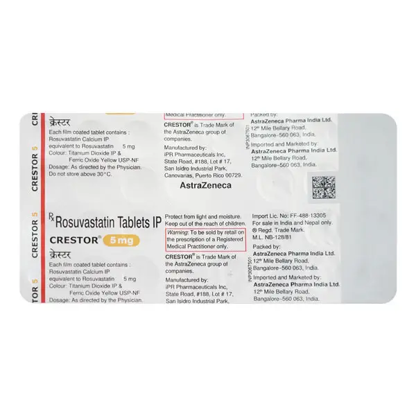 Crestor 5mg Tablet