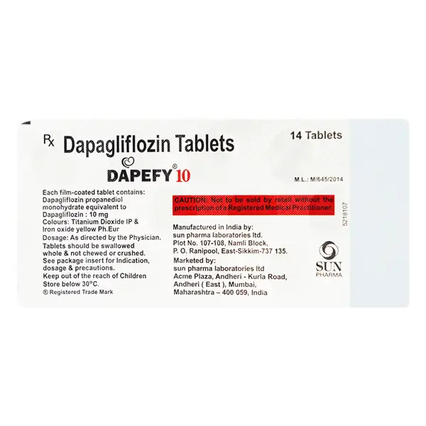 Dapefy 10mg Tablet