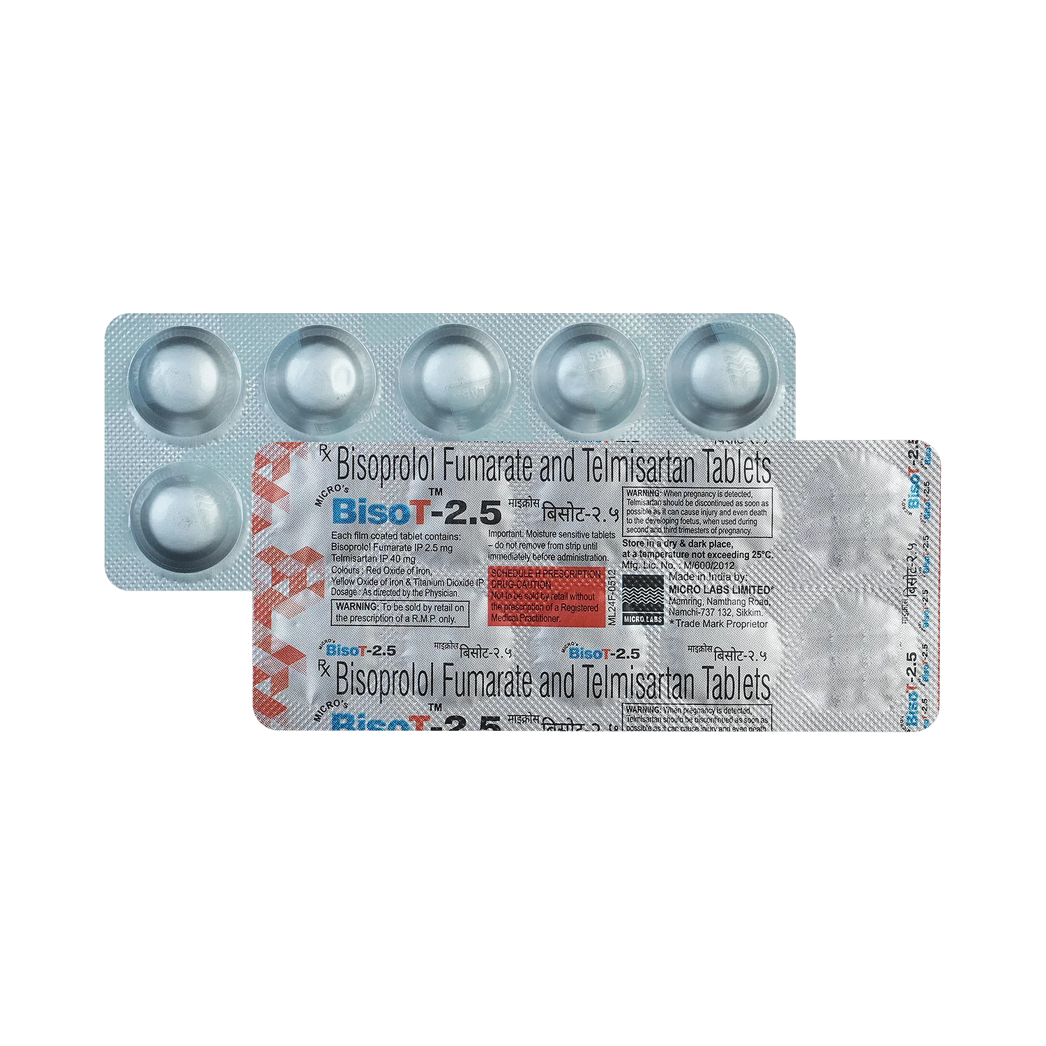 Bisot 2.5mg/40mg Tablet