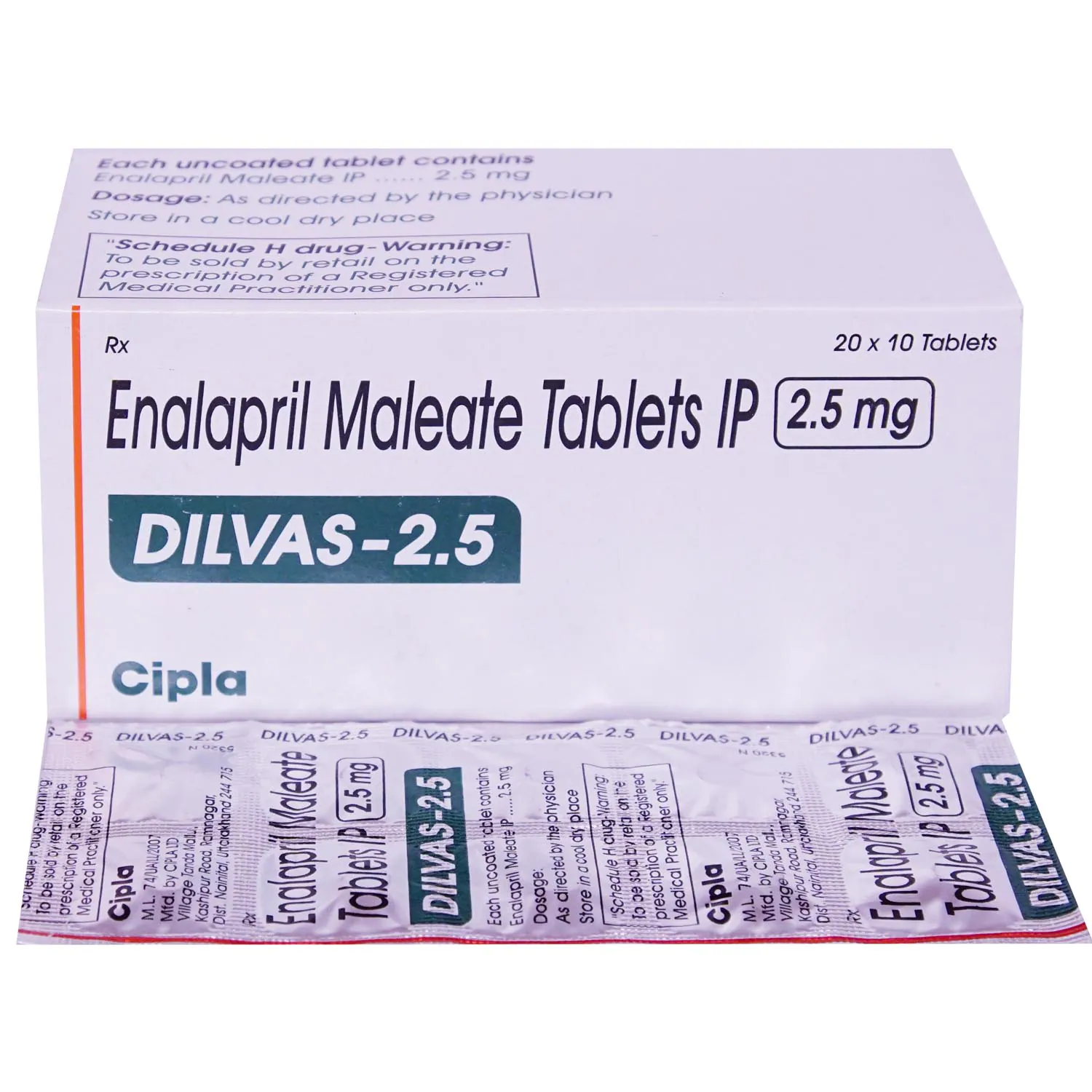 Dilvas 2.5 Tablet