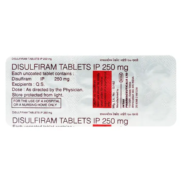 Disulfiram 250mg Tablet