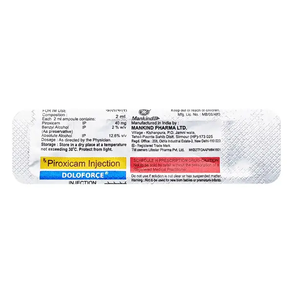 Doloforce 40mg Injection