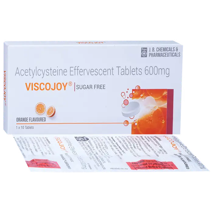 Viscojoy Effervescent Tablet Orange Sugar Free