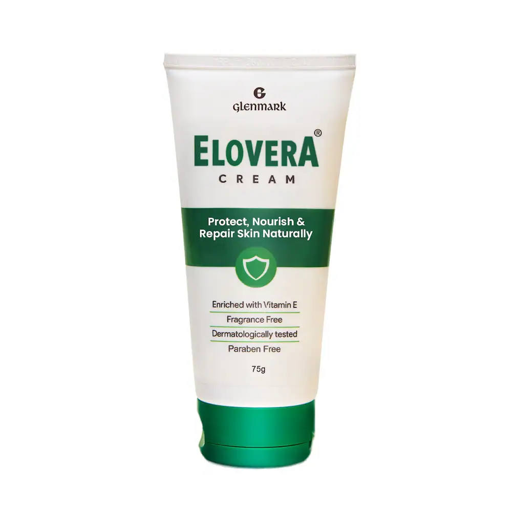 Elovera Daily Moisturising Cream for Dry Skin with Aloe Vera & Vitamin E | Protects, Nourishes and Repairs the Skin