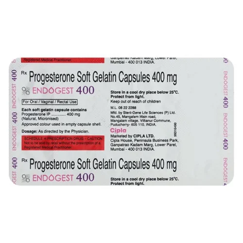 Endogest 400mg Soft Gelatin Capsule