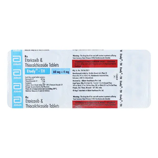 Etody-TH 60mg/4mg Tablet