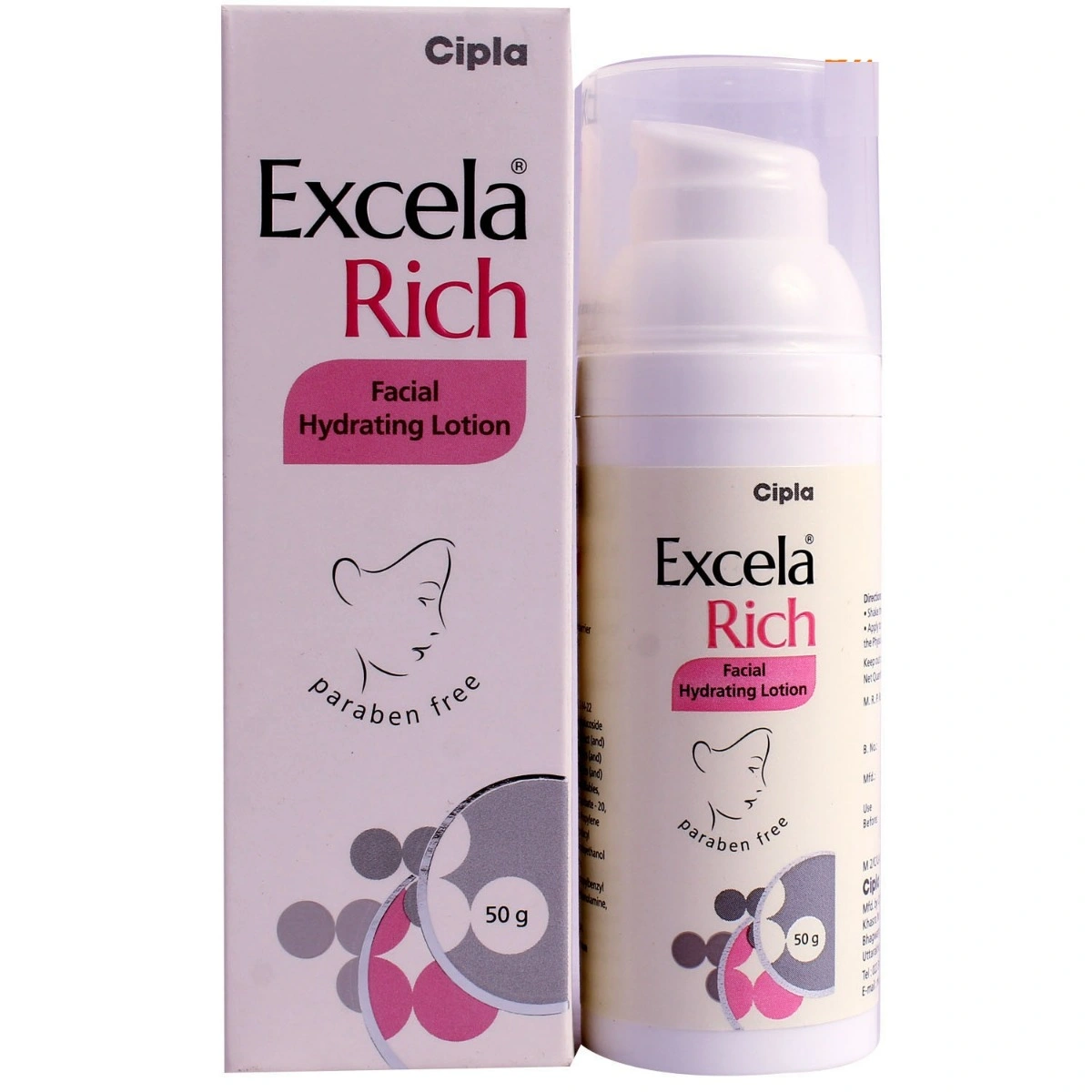 Excela Rich Facial Hydrating Lotion | Paraben-Free