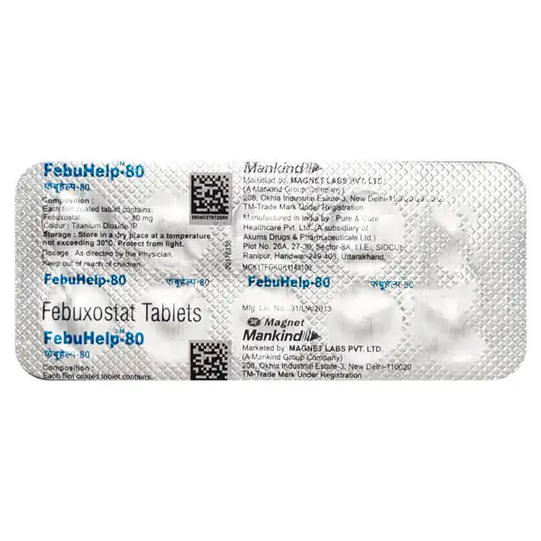 Febuhelp 80mg Tablet