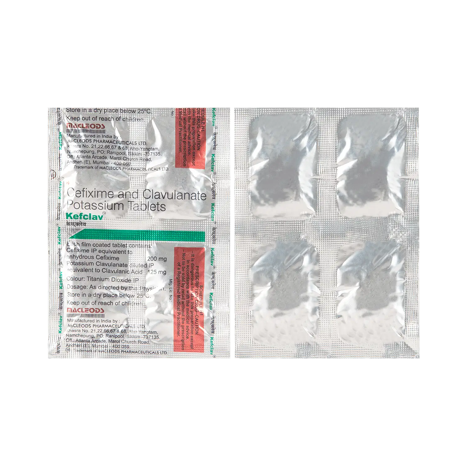 Kefclav 200mg/125mg Tablet