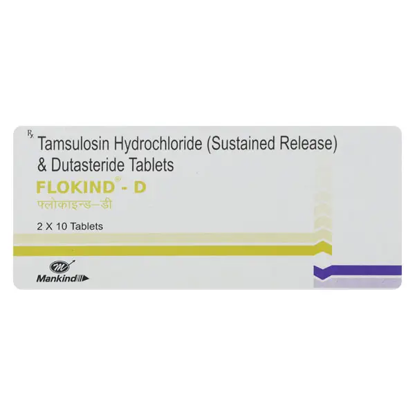 Flokind D 0.4mg/0.5mg Tablet