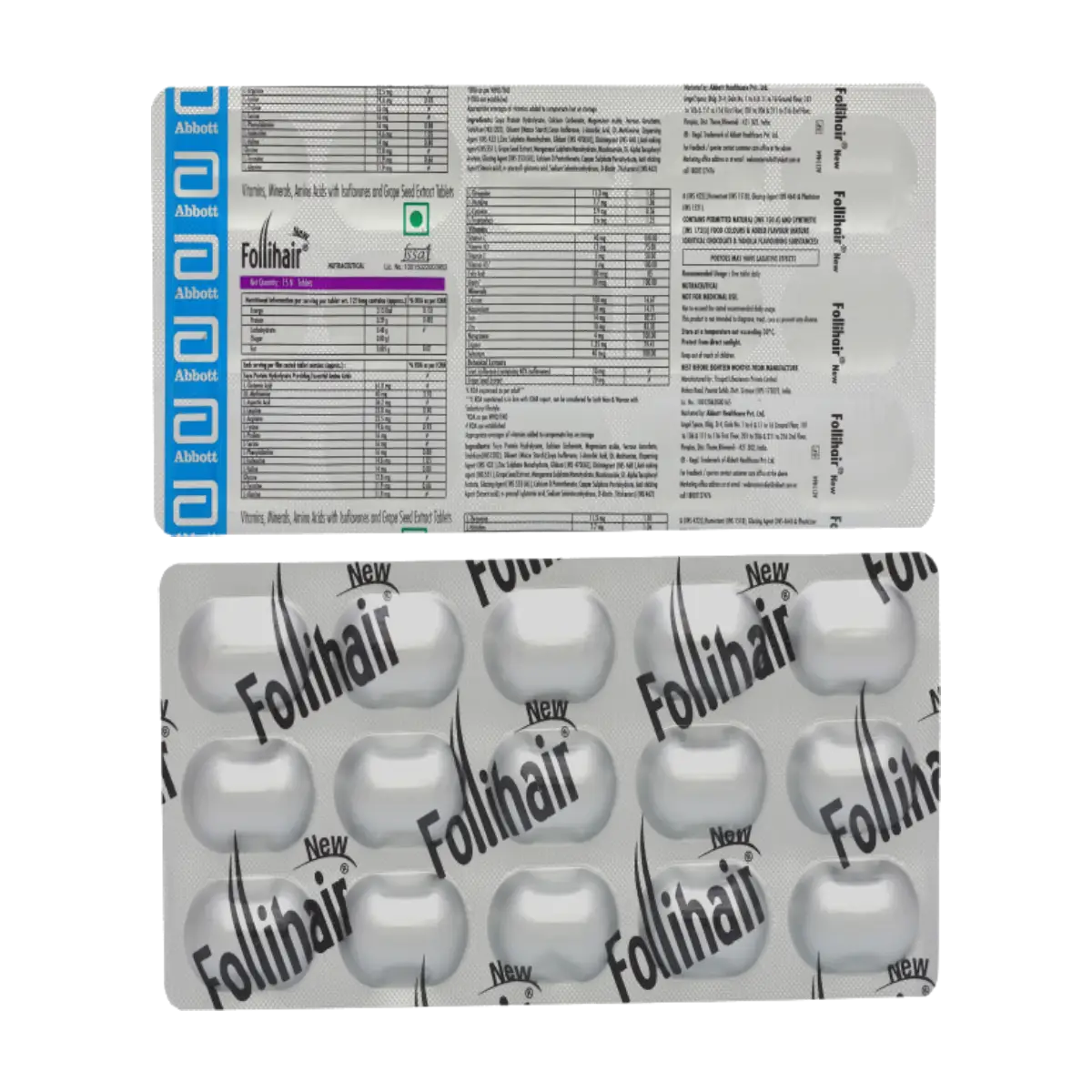 New Follihair Tablet | Strengthens, Stimulates & Nourishes Hair Follicles