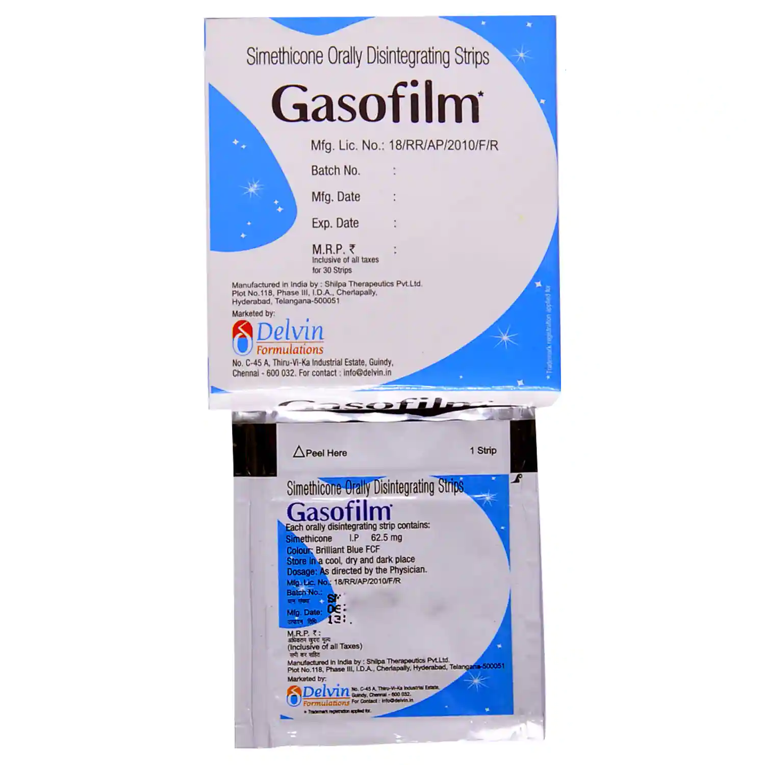 Gasofilm Oral Disintegrating Strip