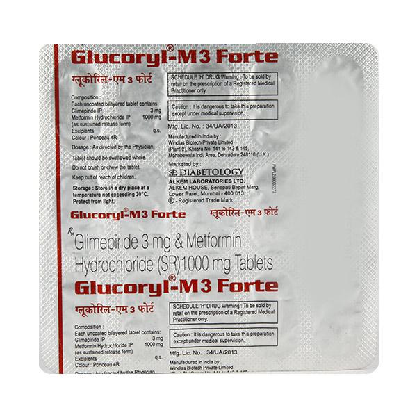 Glucoryl-M 3 Forte Tablet PR