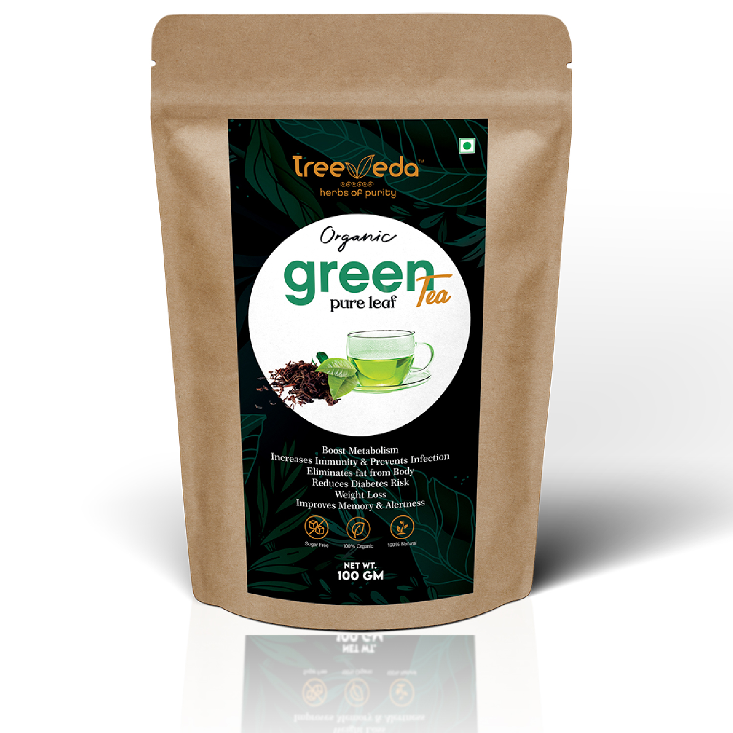 Treeveda Organic Green Tea