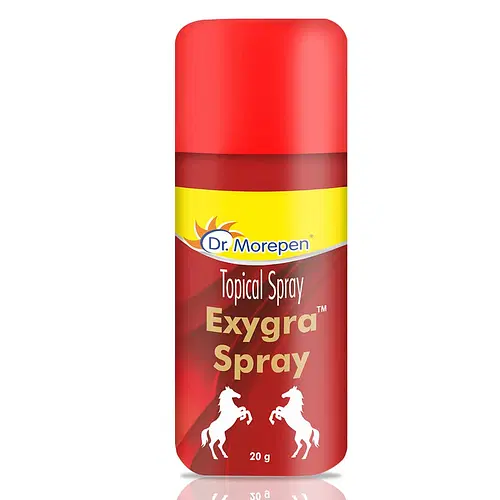 Dr. Morepen Exygra Lidocaine Topical Spray | Strawberry Fragrance